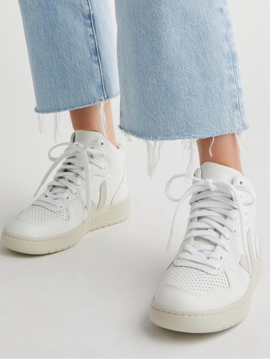 Veja Shoes - NEW Veja V-15 Mid Top Sneaker White Sneakers